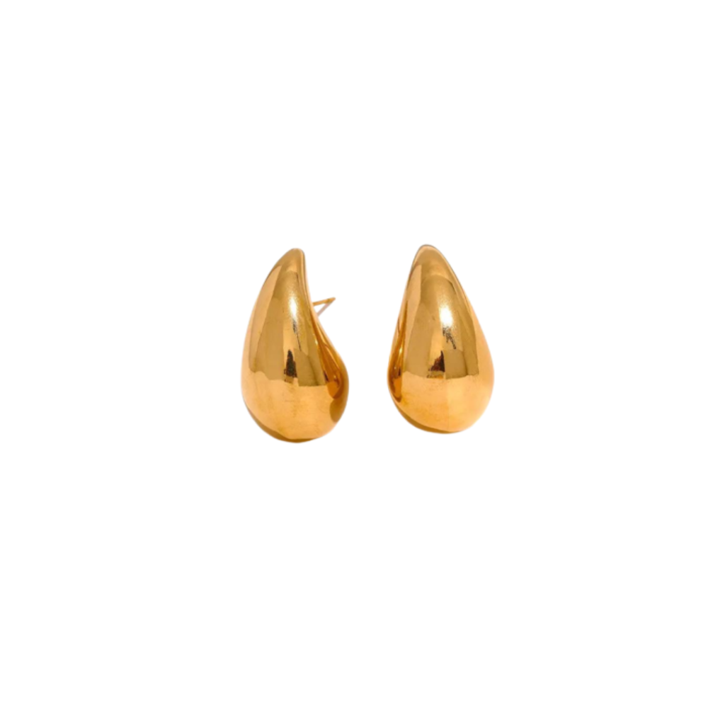 Drop earrings gold